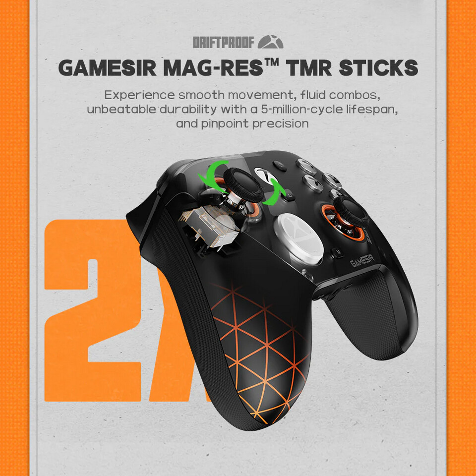 GameSir G7 Pro controller Zenless Zone Zero - Mag Res TMR Sticks