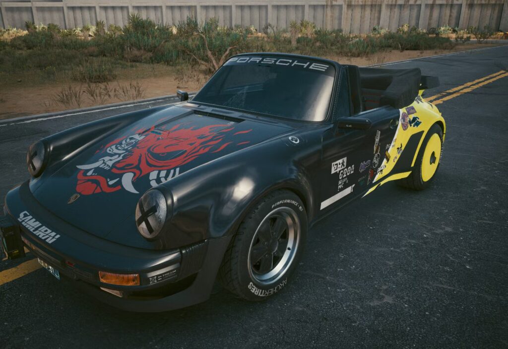 Cyberpunk 2077 - Johnny Silverhand - Porsche 911