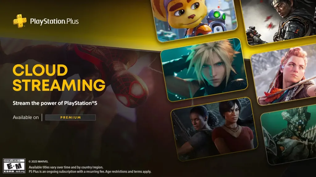 PS5 Cloud Gaming Benefit with PS Plus Premium