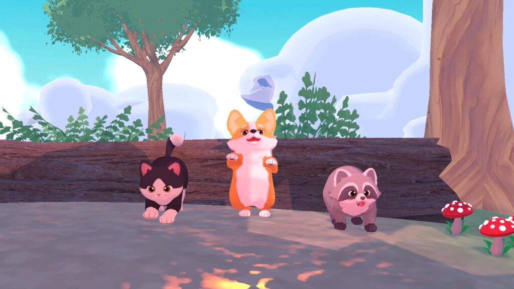 Animalkind turns up the cosy chaos with online co-op in its new Steam Next Fest demo 2 Animalkind - Tuxedo Cat, Corgi and Raccoon