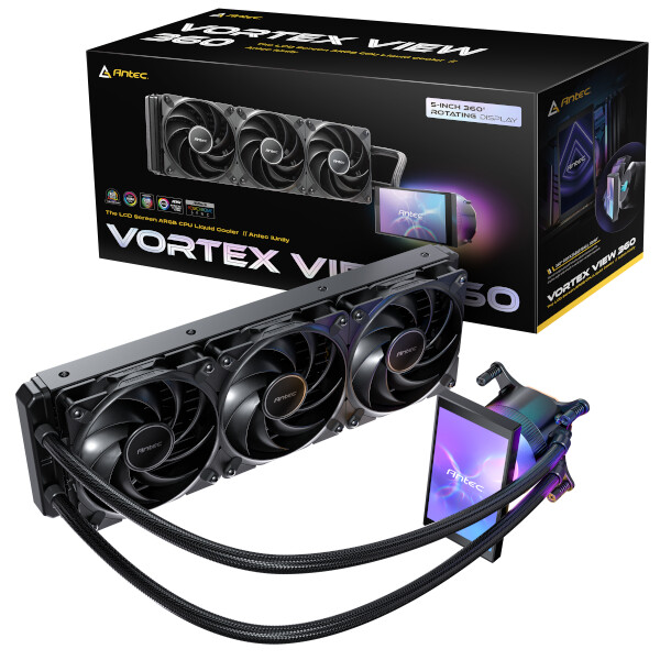 Antec releases Vortex View 360 with LCD screen and updated cooling design 4