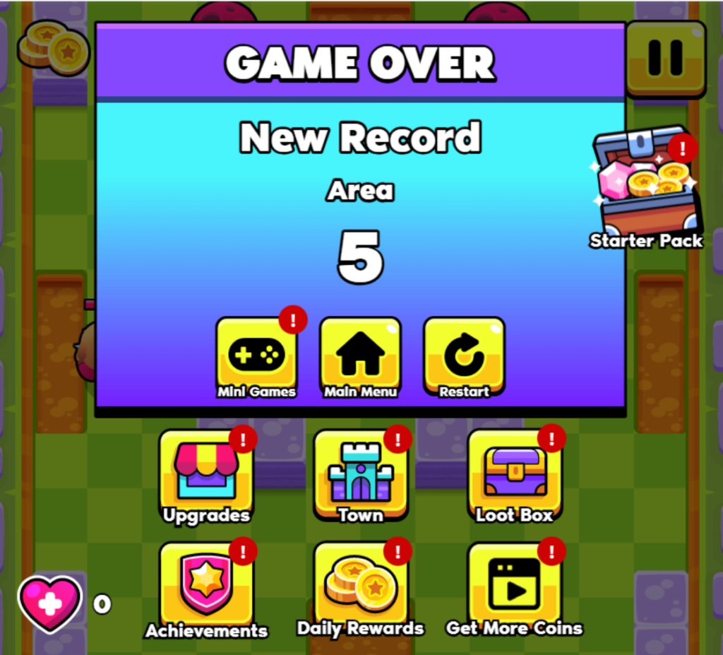 Why browser games are still perfect for quick breaks 14 Brawl Hero Advanced - Game Over - New Record