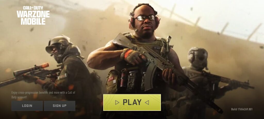 Call of Duty: Warzone Mobile - Menu Screen