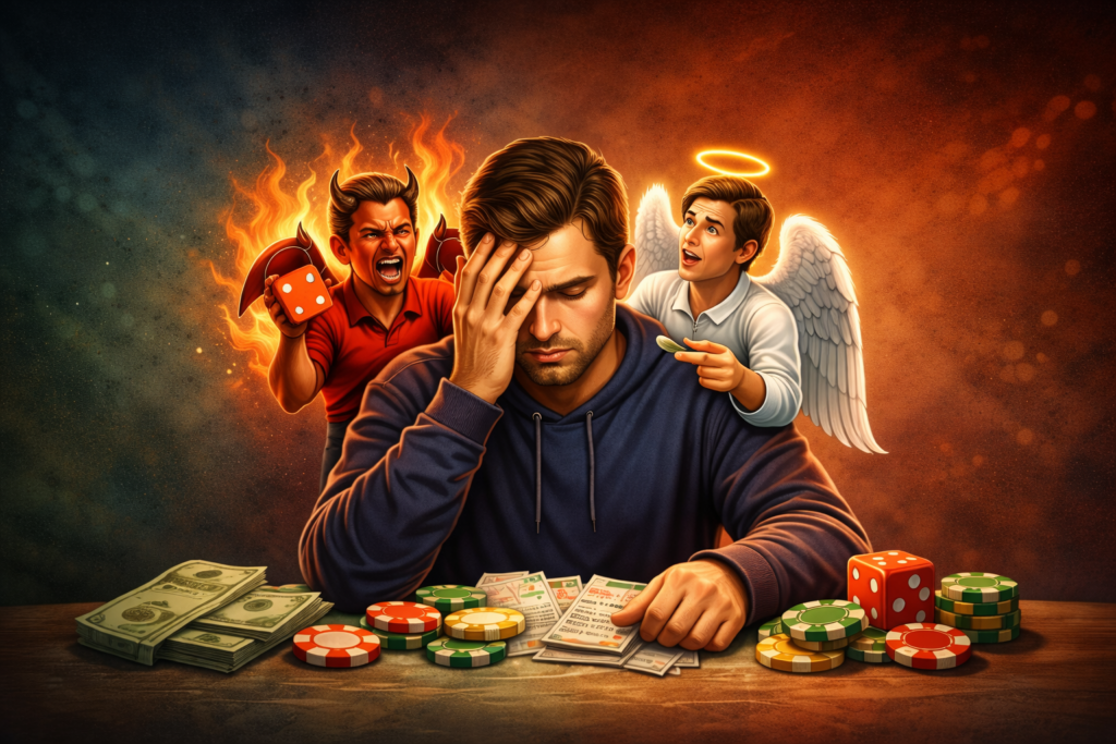 Sports Betting vs Online Casino Gaming - Emotional control and decision-making