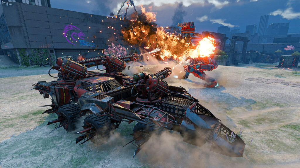 Crossout goes full Firestarters with the Playing with Fire update (new saws, blades, and brawls) 2 Crossout - Combat