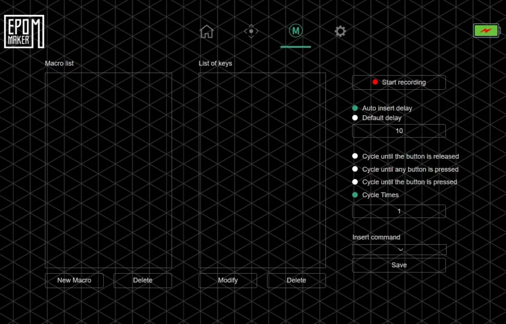 EPOMAKER CarbonX software macro list