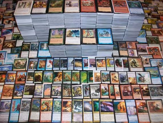 Magic: The Gathering - Stacks of cards