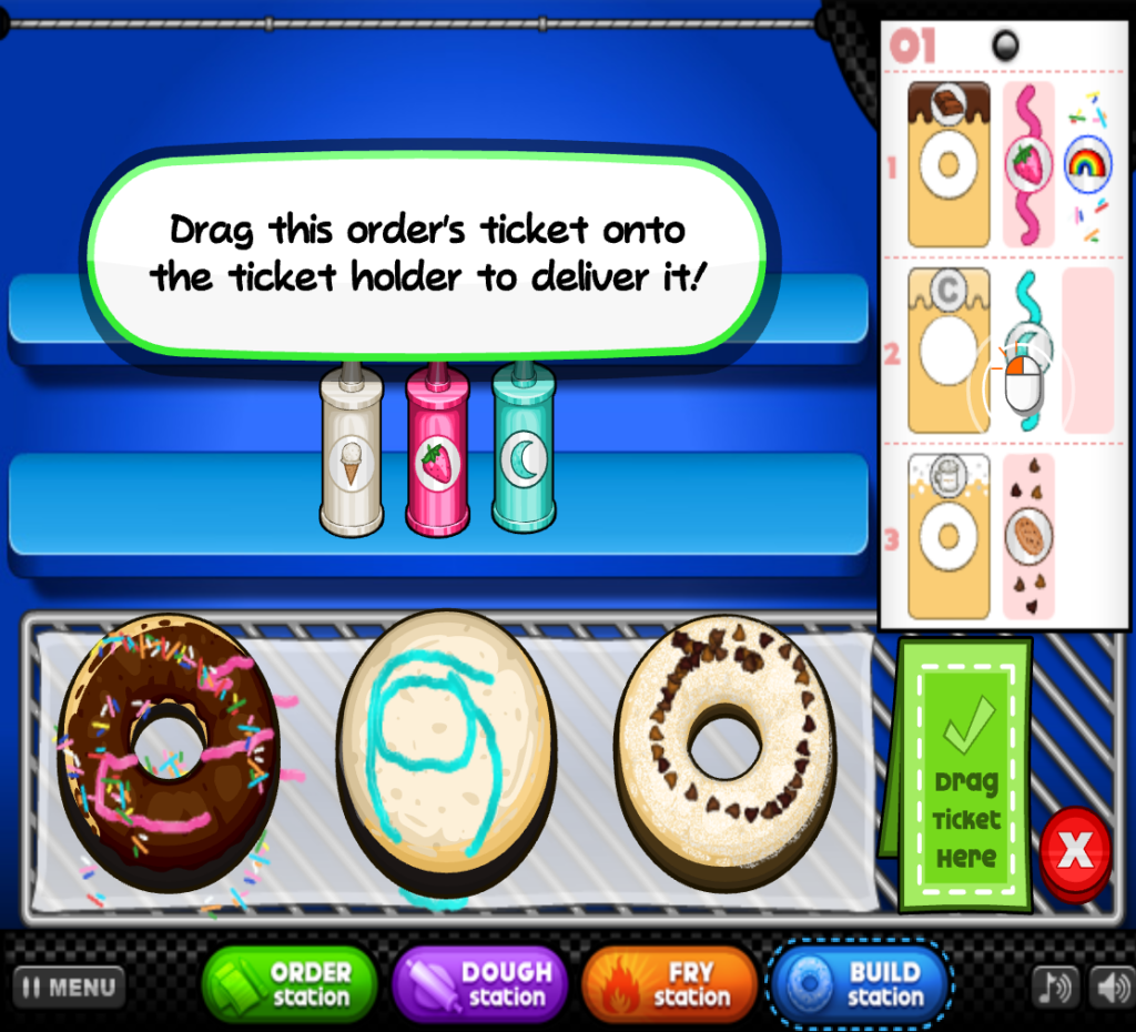 Why browser games are still perfect for quick breaks 11 Papa’s Donuteria - Making up an order