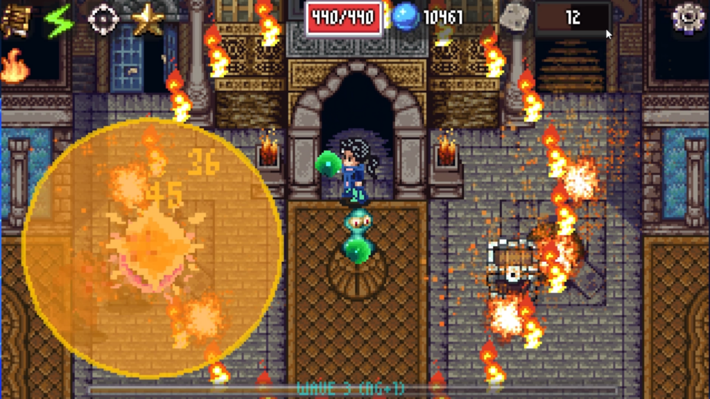 Corner Quest - Fire Attack