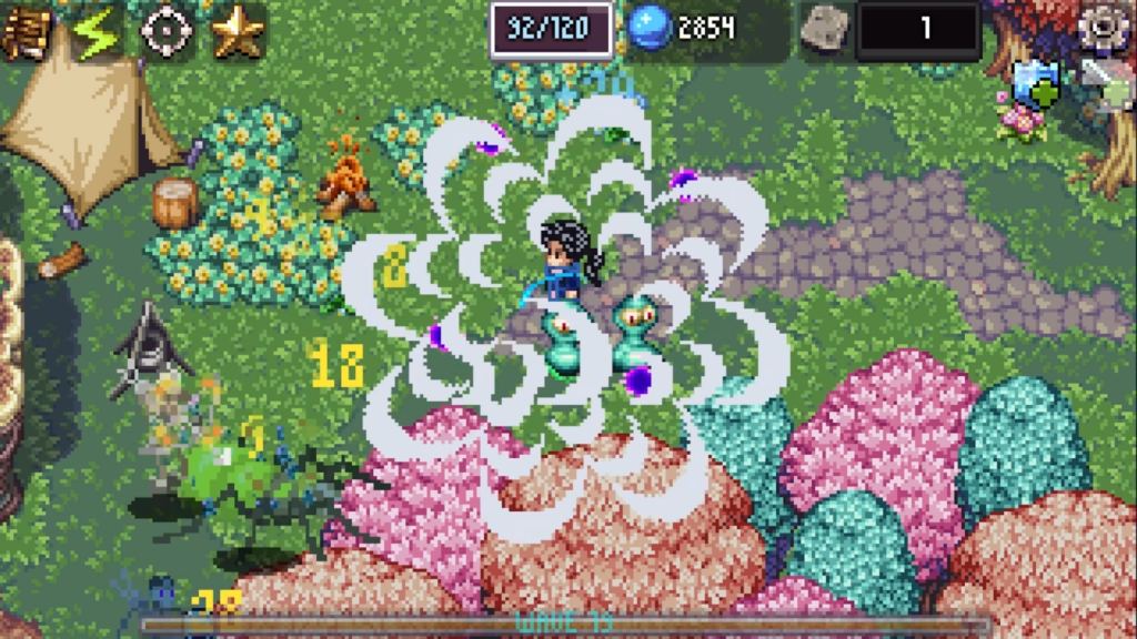 Corner Quest - Wind attack