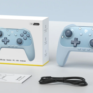 EasySMX S10 Lite in blue - Box, controller, and contents