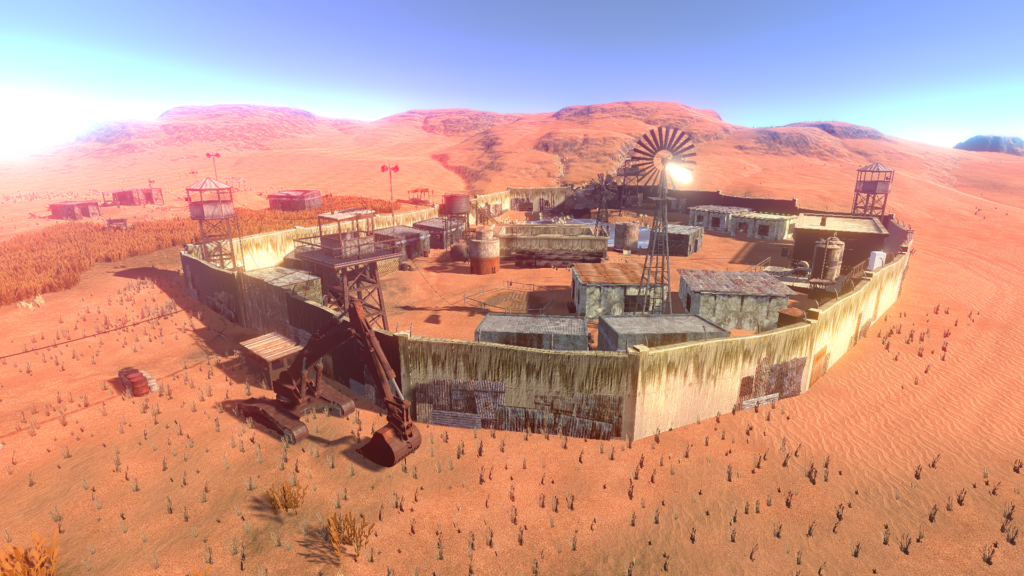 War on Wheels - Fortified base