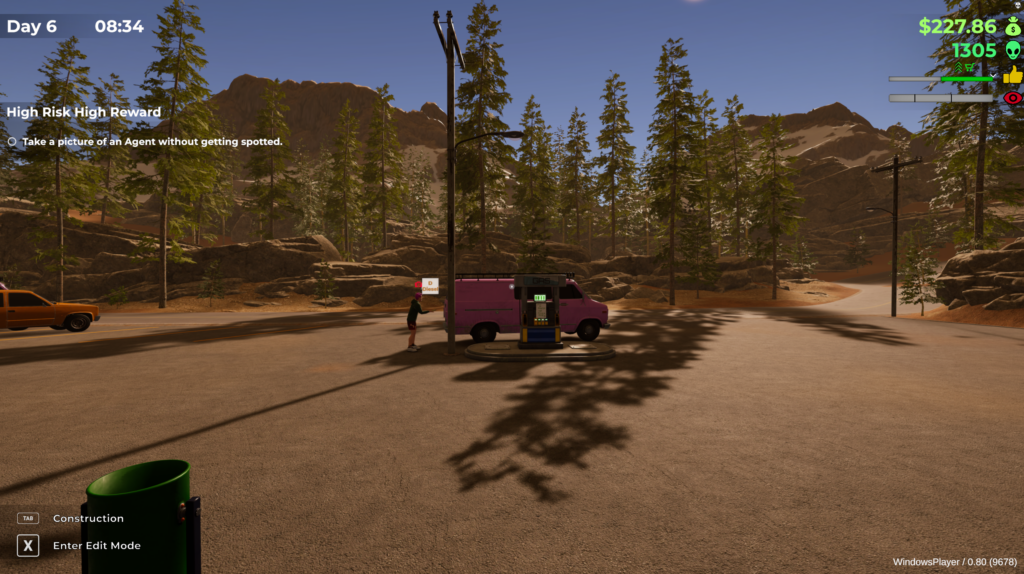 Roadside Research - Customer at the gas pump