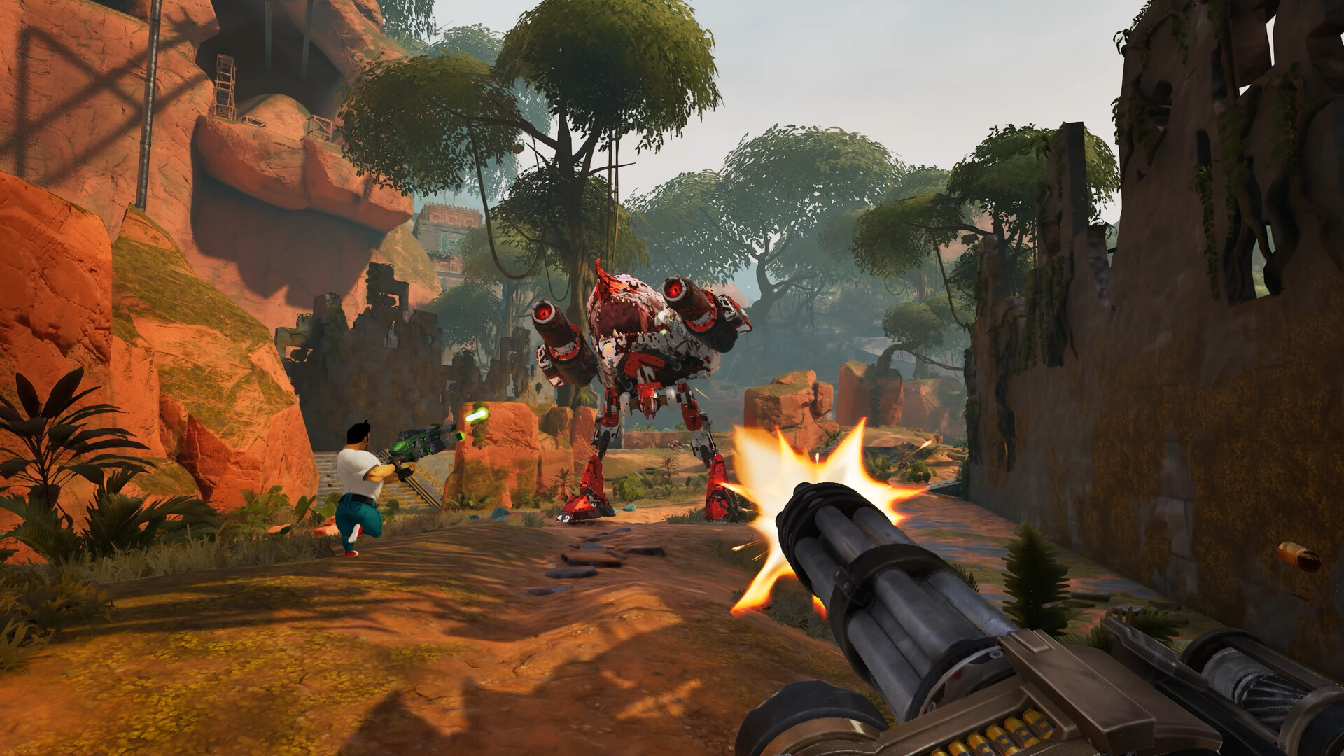 Serious Sam Shatterverse looks chaotic as ever, revealed during the Xbox Partner Preview 3 Serious Sam: Shatterverse screenshot