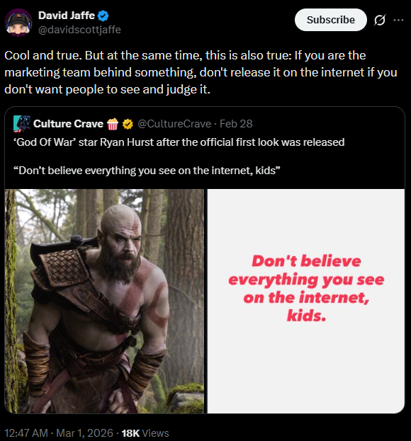 God of War TV Series first look