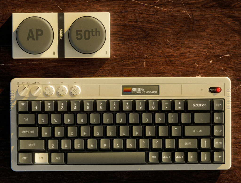 8BitDo brings a stunning Apple II inspired AP50 keyboard for fans 3